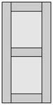 illustration of a two panel door